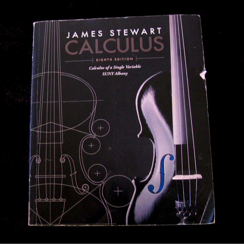 James Stewart Calculus Calculation of a Single Variable Eighth Edition Textbook